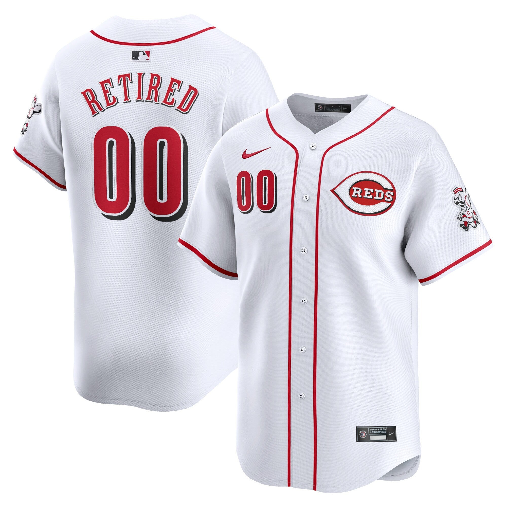 Cincinnati Reds white Limited jersey
