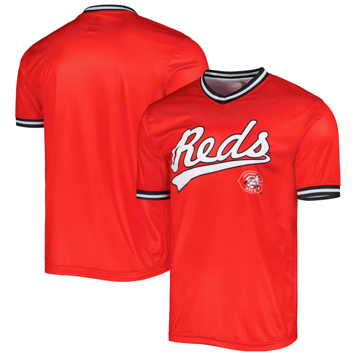 Stitches Cincinnati Reds red Cooperstown jersey