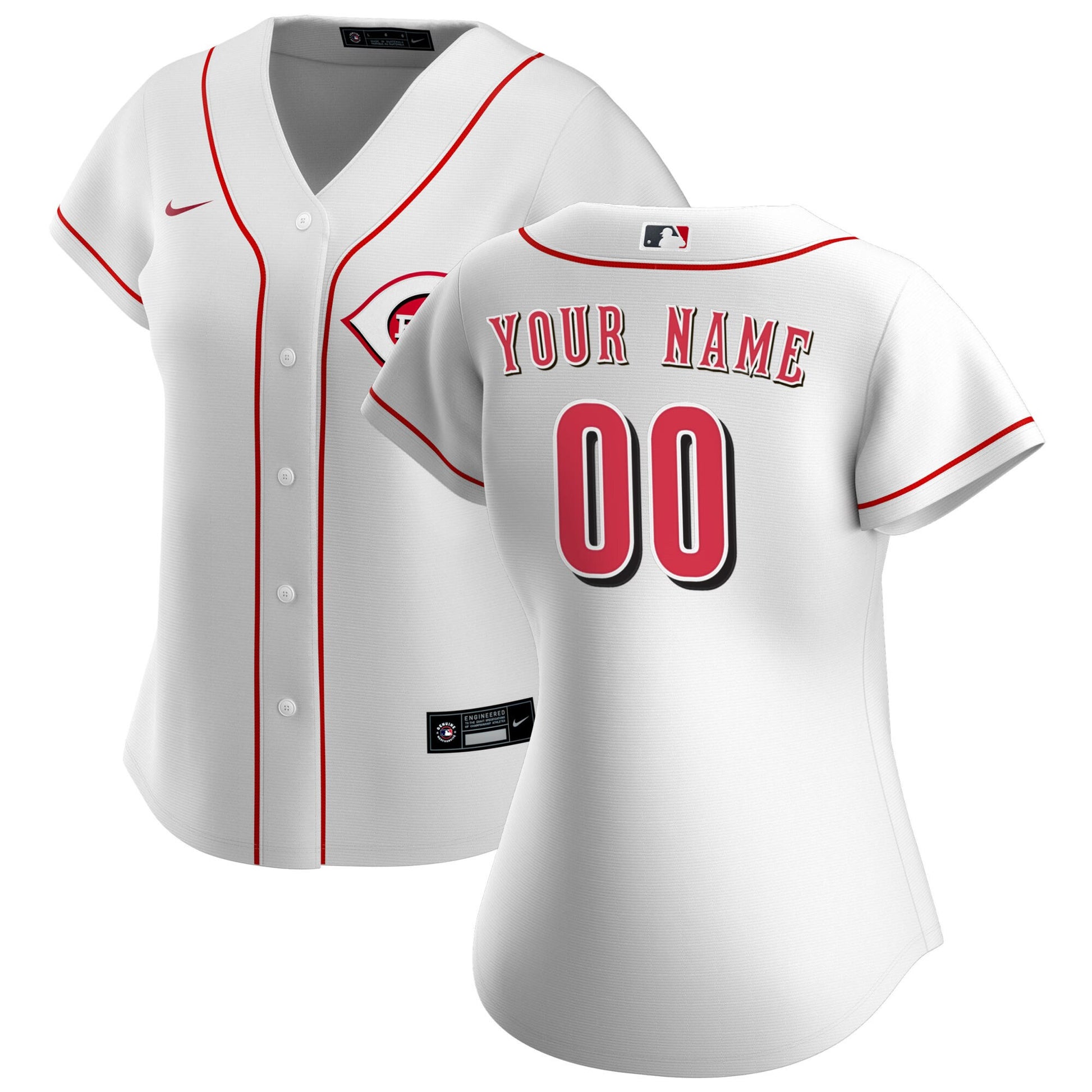 Cincinnati Reds white Home jersey