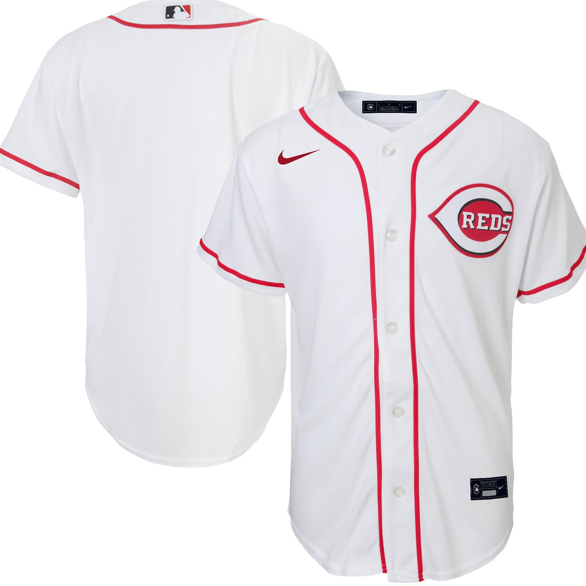 Cincinnati Reds white Home jersey