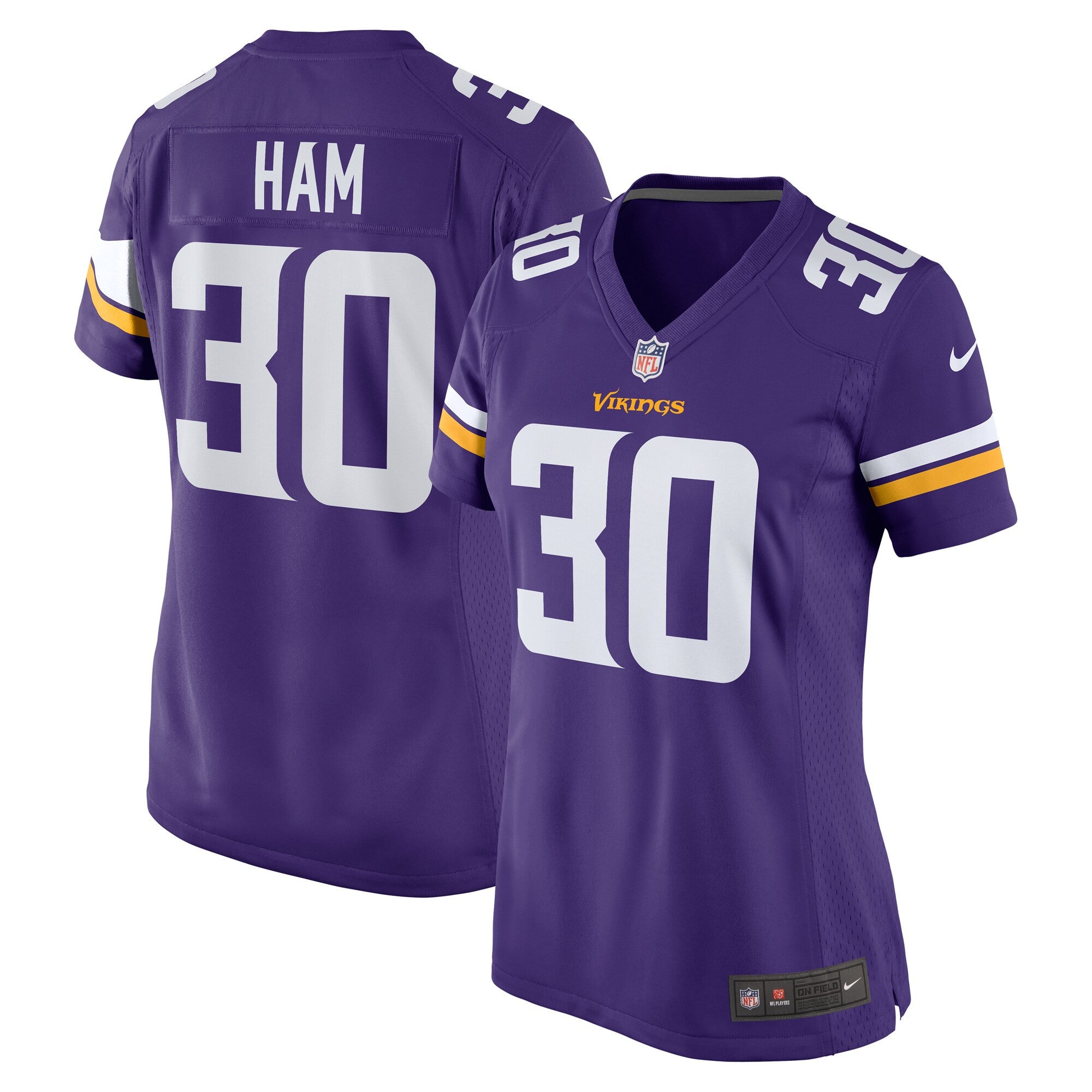 C.j. Ham Minnesota Vikings purple jersey