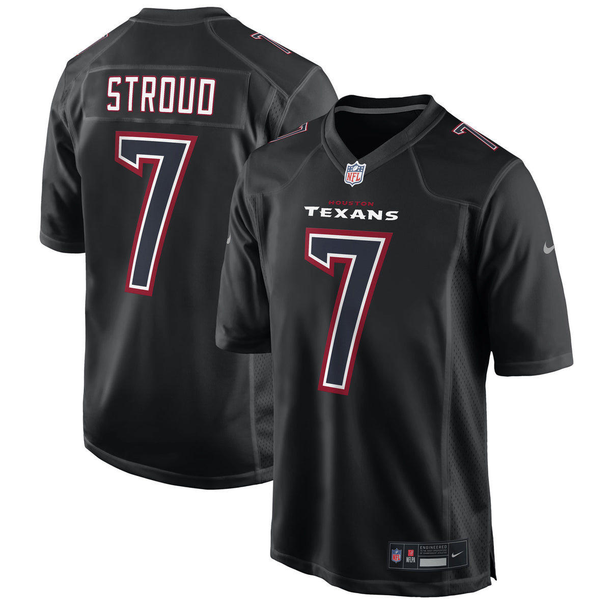 C.j. Stroud Houston Texans black Fashion jersey