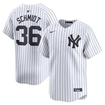Clarke Schmidt New York Yankees white Limited jersey