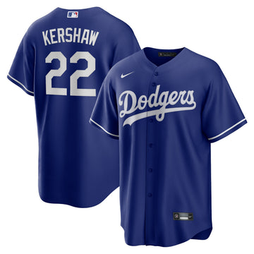 Clayton Kershaw Los Angeles Dodgers royal Alternate jersey