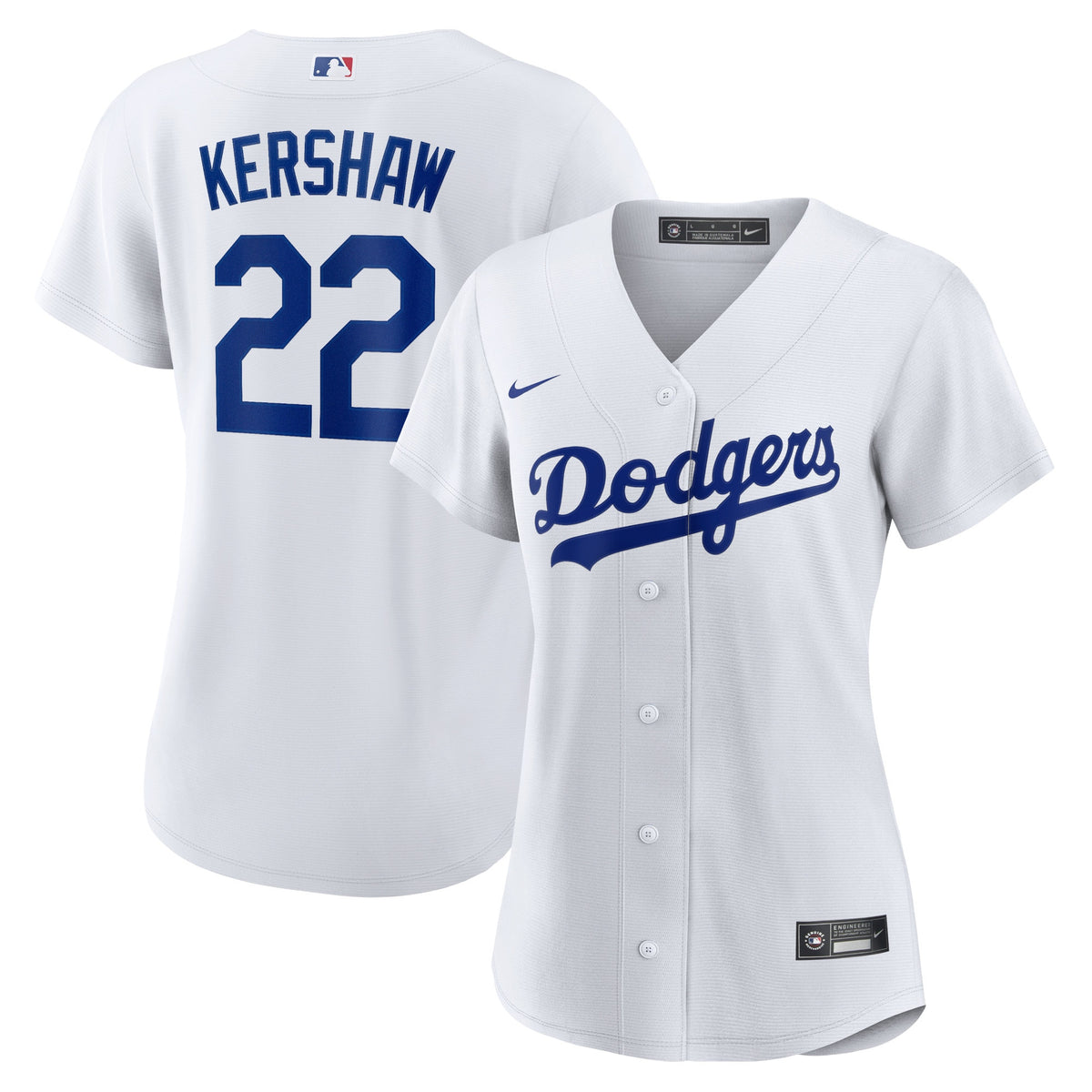 Clayton Kershaw Los Angeles Dodgers white Home jersey