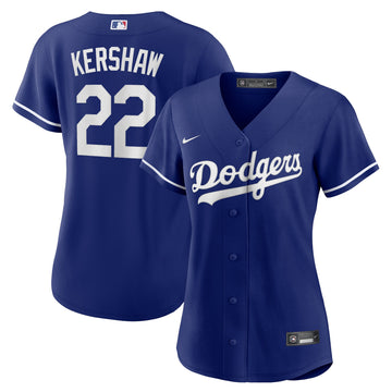 Clayton Kershaw Los Angeles Dodgers royal jersey
