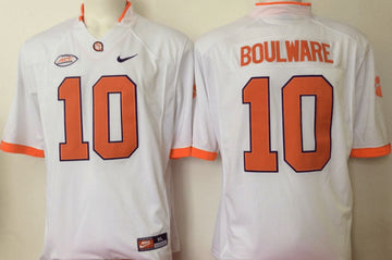 Ben Boulware Clemson Tigers white jersey
