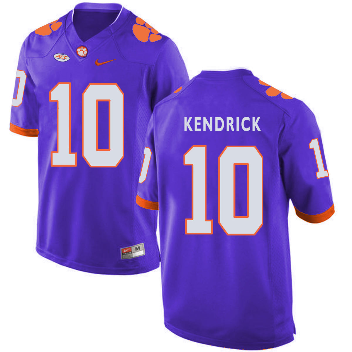 Derion Kendrick Clemson Tigers blue jersey