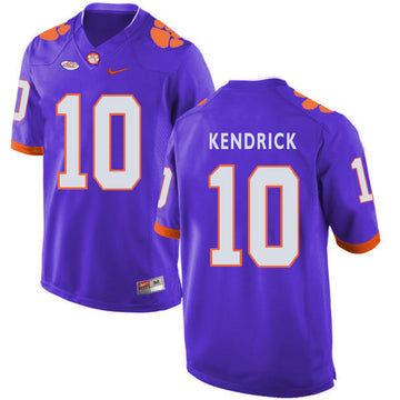 Derion Kendrick Clemson Tigers blue jersey