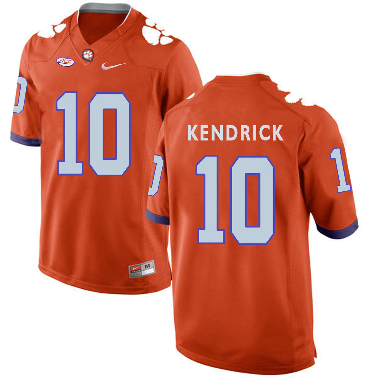 Derion Kendrick Clemson Tigers orange jersey