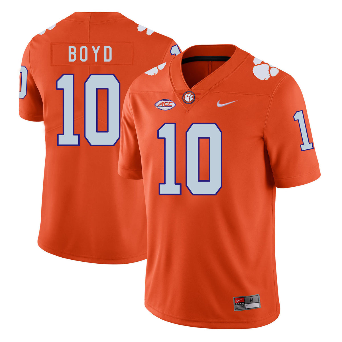 Tajh Boyd Clemson Tigers orange jersey