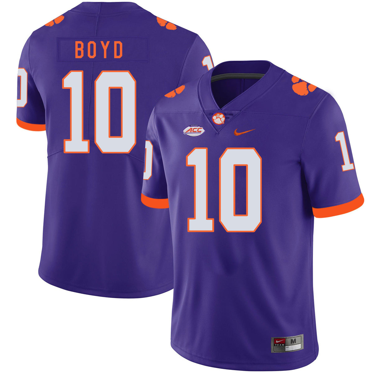 Tajh Boyd Clemson Tigers purple jersey