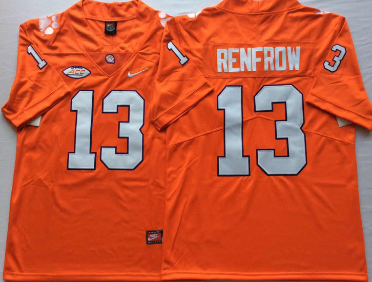 Hunter Renfrow Clemson Tigers orange jersey