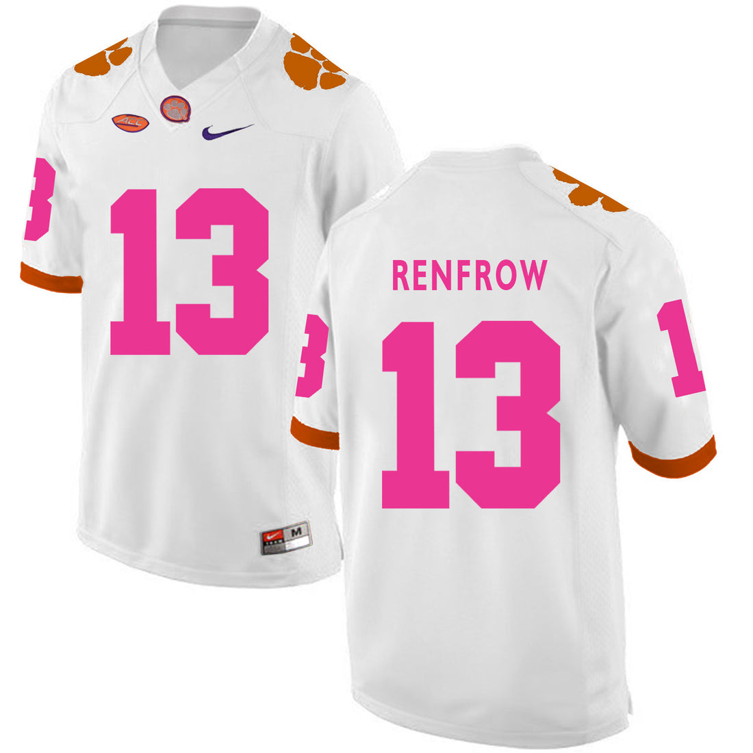 Hunter Renfrow Clemson Tigers white jersey