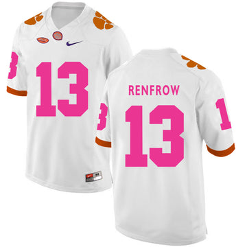 Hunter Renfrow Clemson Tigers white jersey