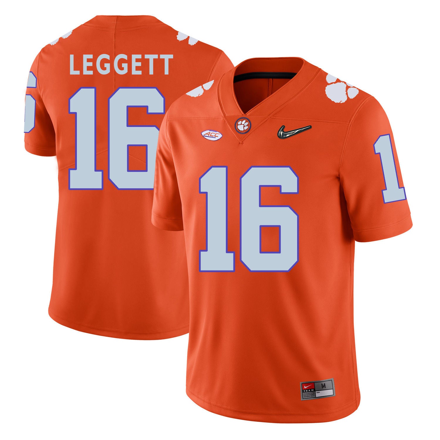Jordan Leggett Clemson Tigers orange jersey