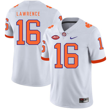Trevor Lawrence Clemson Tigers white jersey