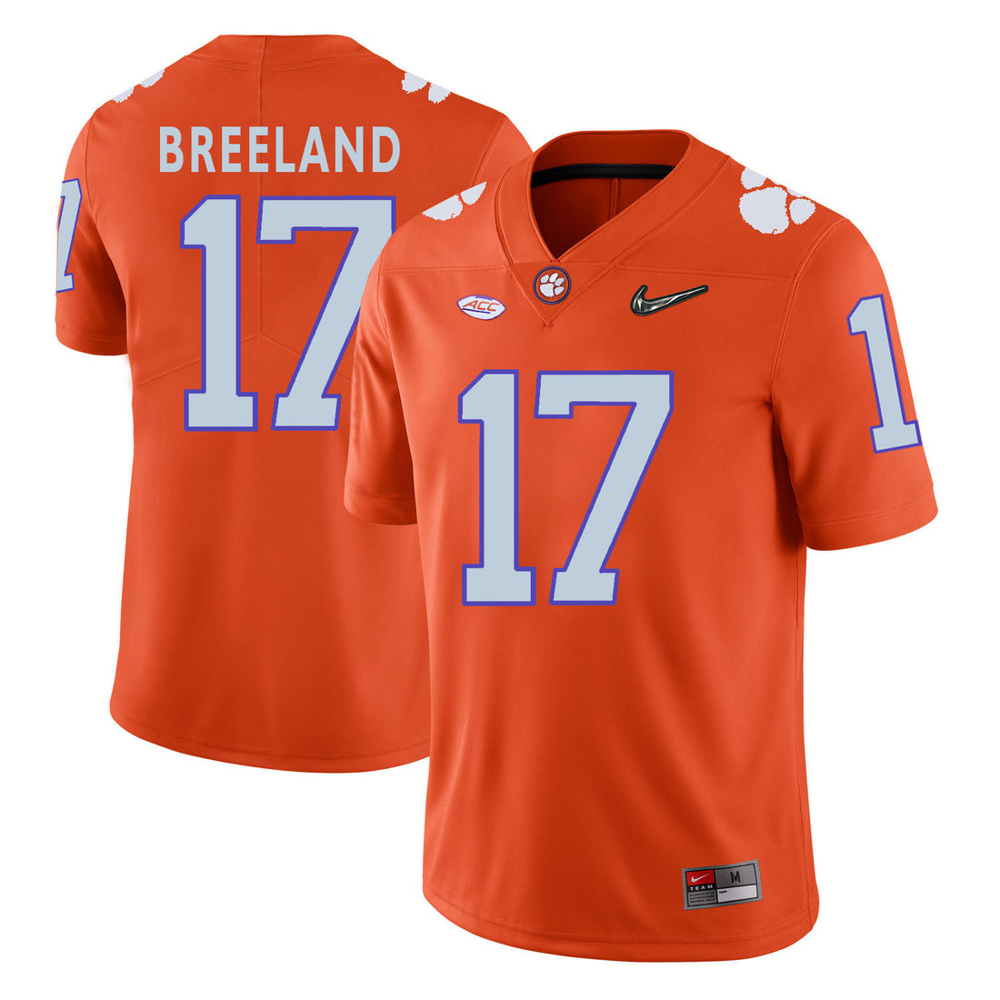 Bashaud Breeland Clemson Tigers orange jersey