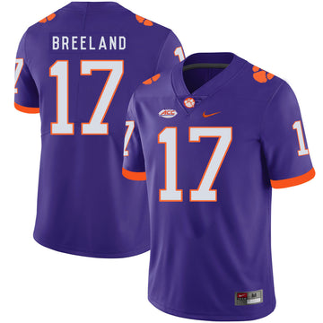 Bashaud Breeland Clemson Tigers purple jersey