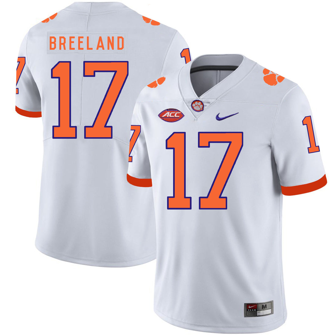 Bashaud Breeland Clemson Tigers white jersey