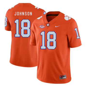 Jadar Johnson Clemson Tigers orange jersey