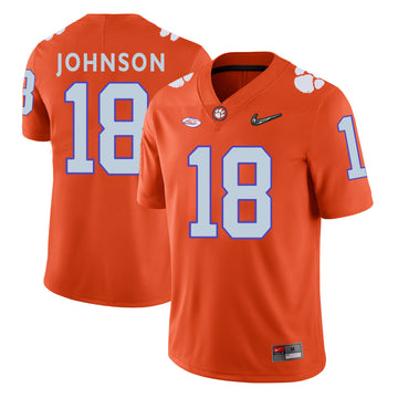 Jadar Johnson Clemson Tigers orange jersey