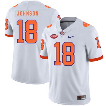 Jadar Johnson Clemson Tigers white jersey