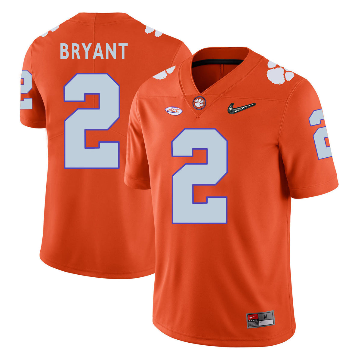 Clemson Tigers orange jersey