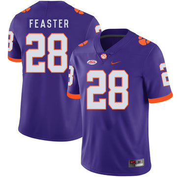 Tavien Feaster Clemson Tigers purple jersey