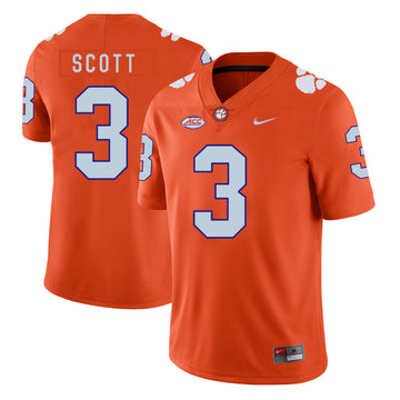 Artavis Scott Clemson Tigers orange jersey
