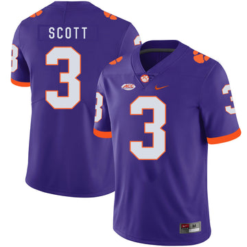 Artavis Scott Clemson Tigers purple jersey
