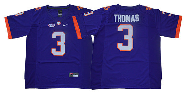 Xavier Thomas Clemson Tigers purple jersey