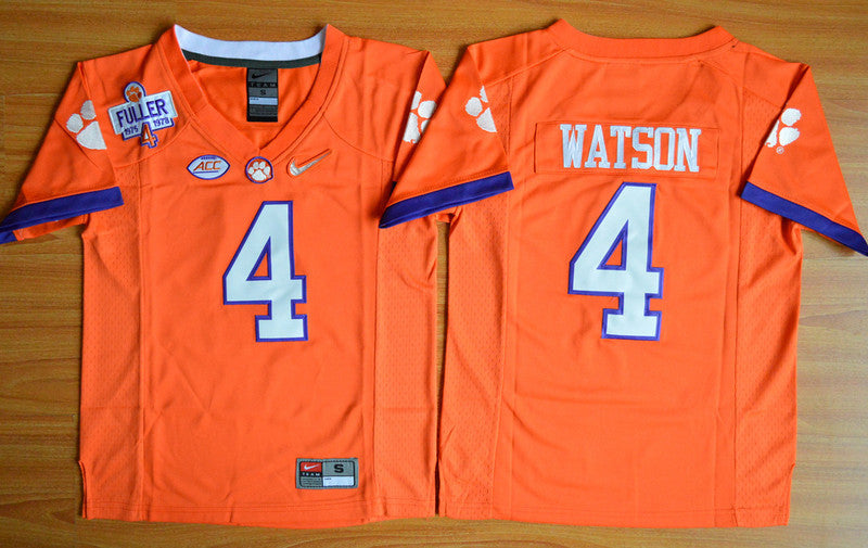 Deshaun Watson Clemson Tigers orange jersey
