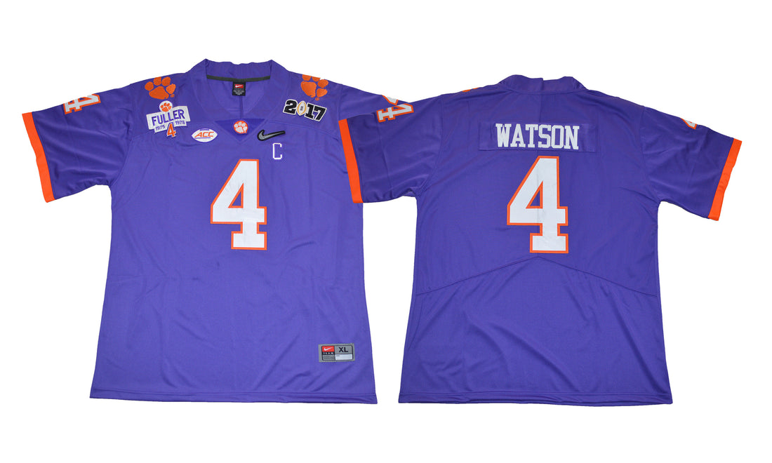 Deshaun Watson Clemson Tigers purple jersey