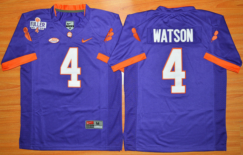 Deshaun Watson Clemson Tigers purple jersey