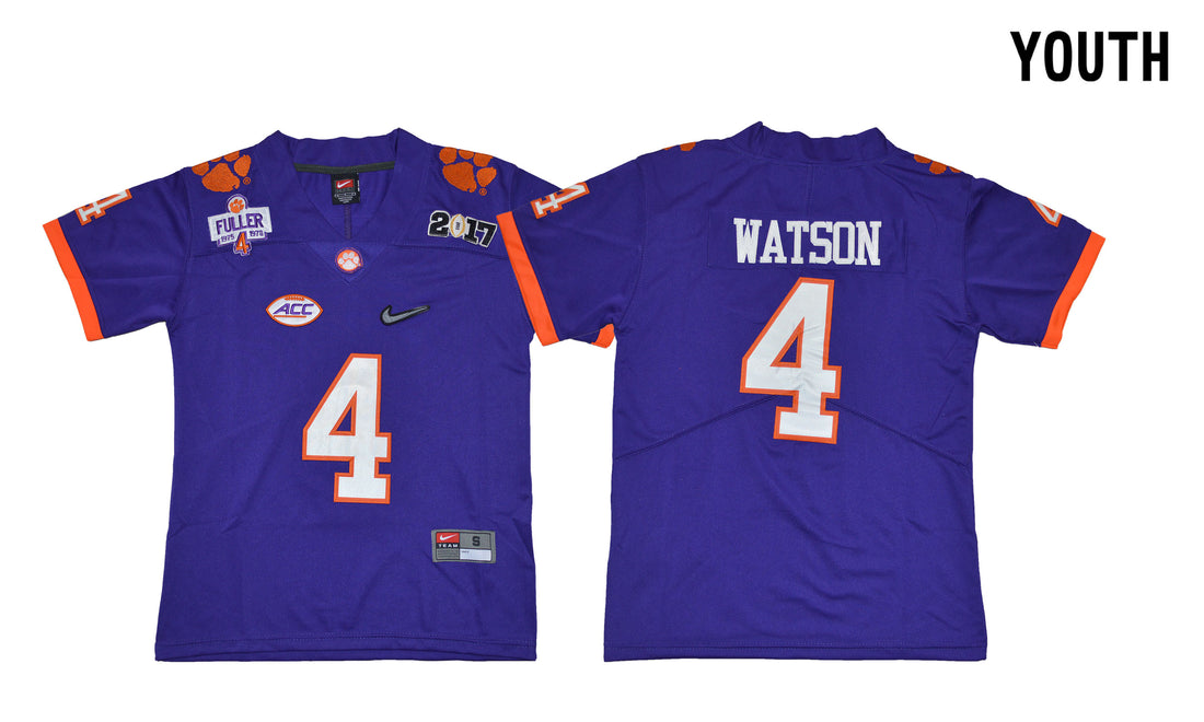 Deshaun Watson Clemson Tigers purple jersey