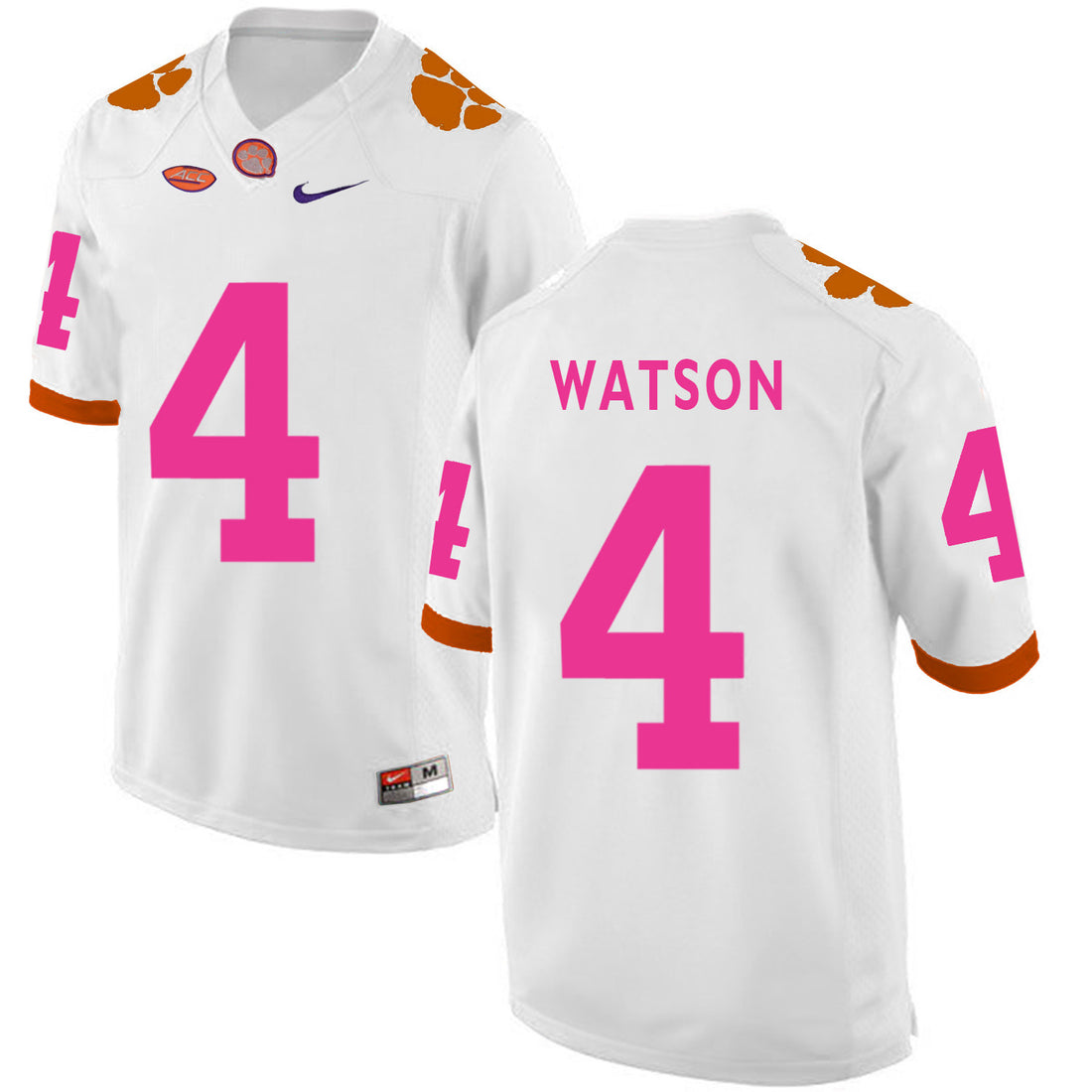 Deshaun Watson Clemson Tigers white jersey