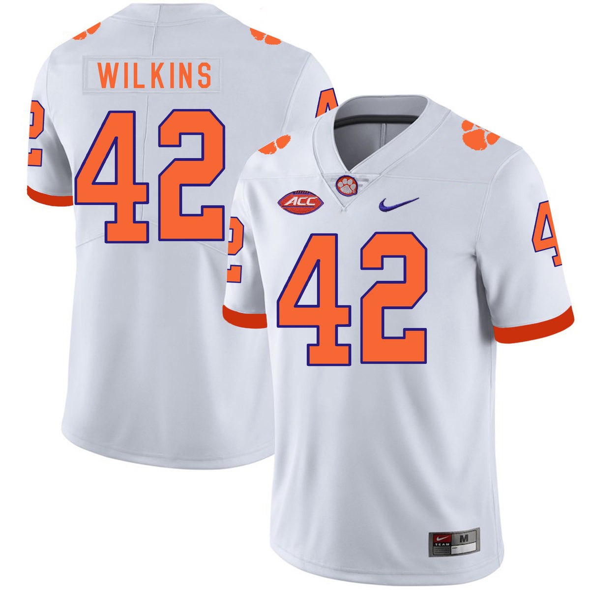 Stephone Anthony Clemson Tigers white jersey