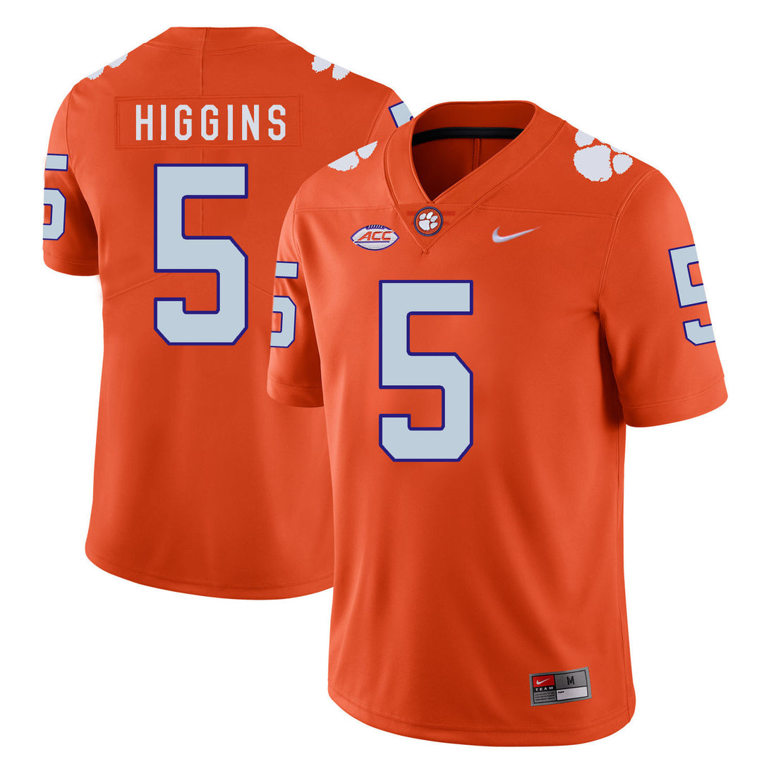 Tee Higgins Clemson Tigers orange jersey