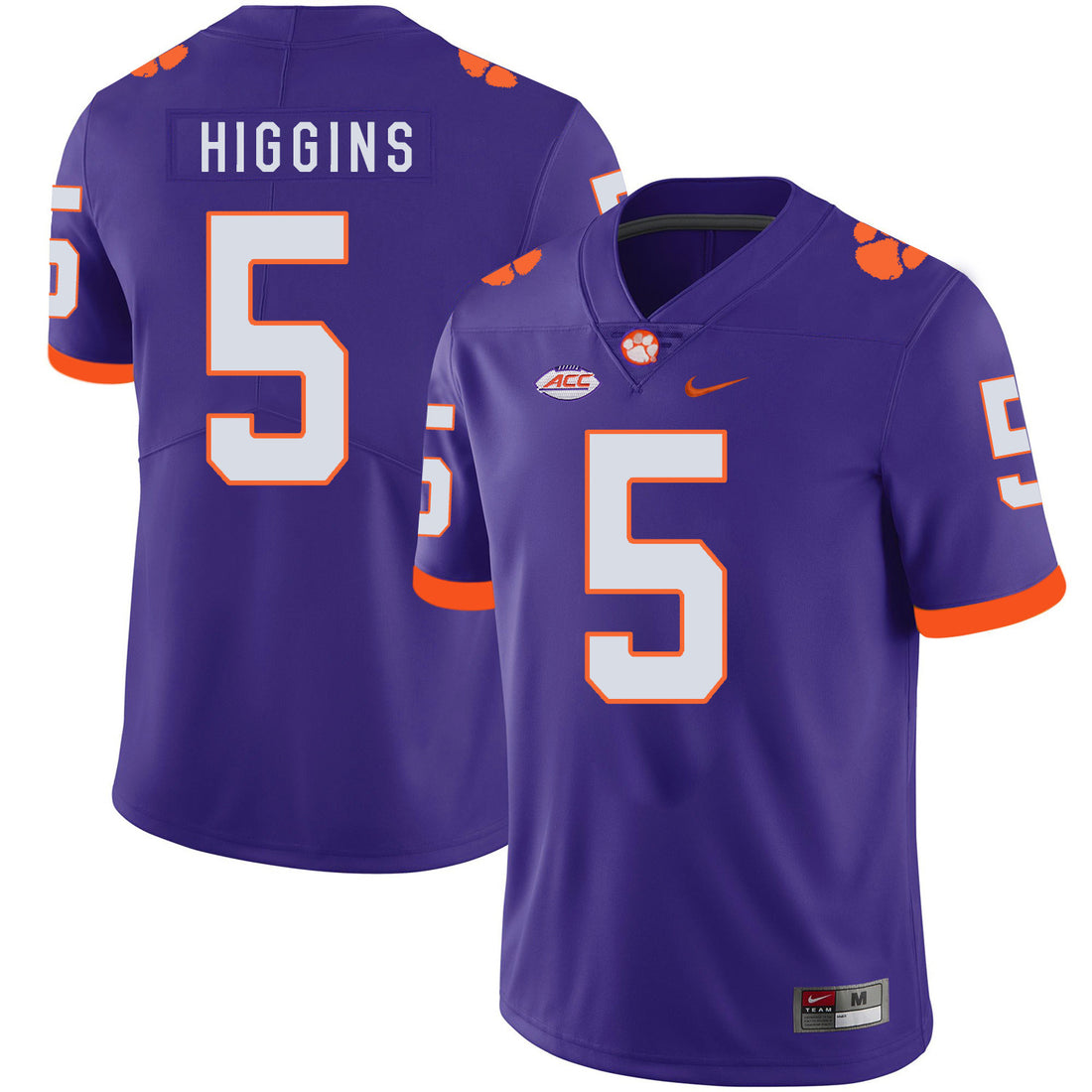 Tee Higgins Clemson Tigers purple jersey