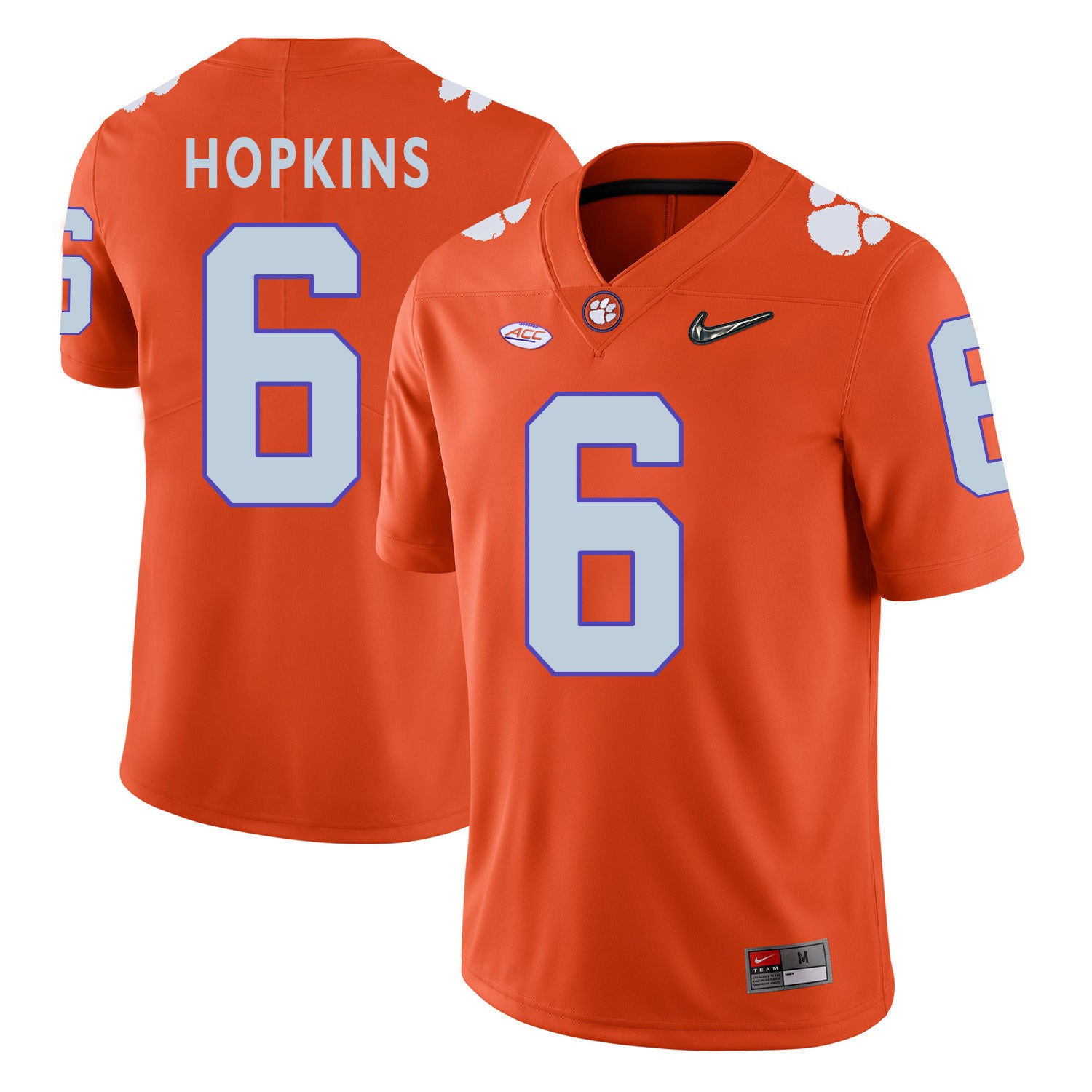DeAndre Hopkins Clemson Tigers orange jersey
