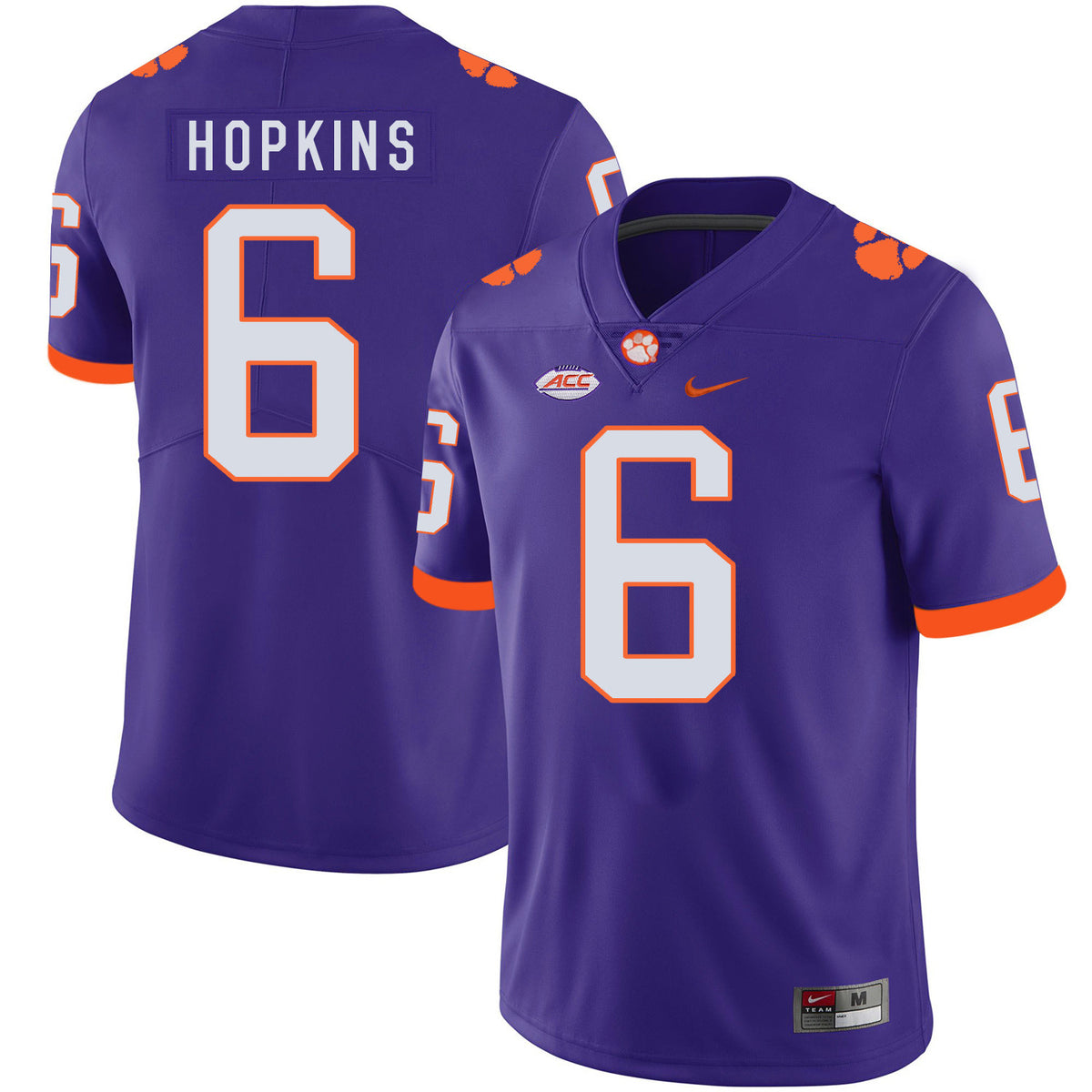 DeAndre Hopkins Clemson Tigers purple jersey