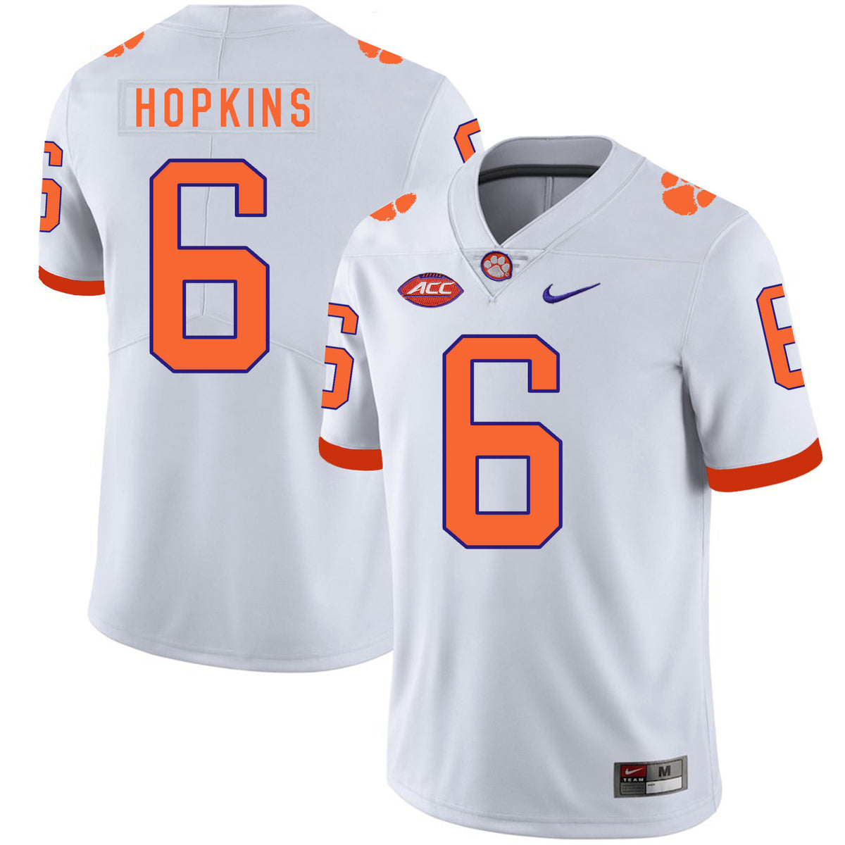 DeAndre Hopkins Clemson Tigers white jersey