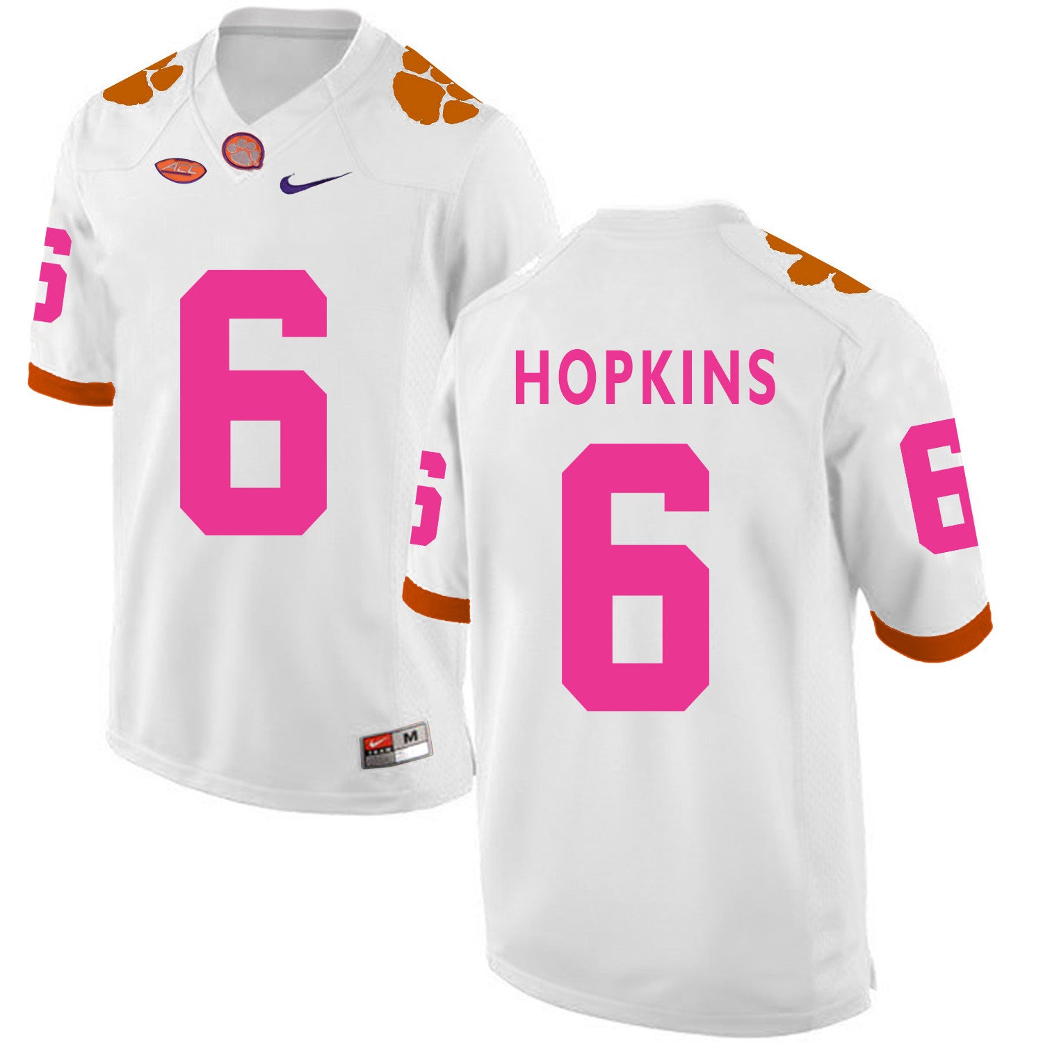 Tavien Feaster Clemson Tigers white jersey