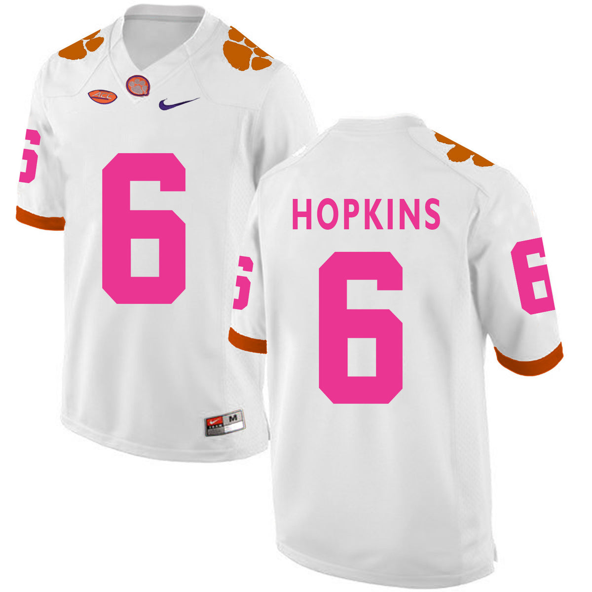 Tavien Feaster Clemson Tigers white jersey