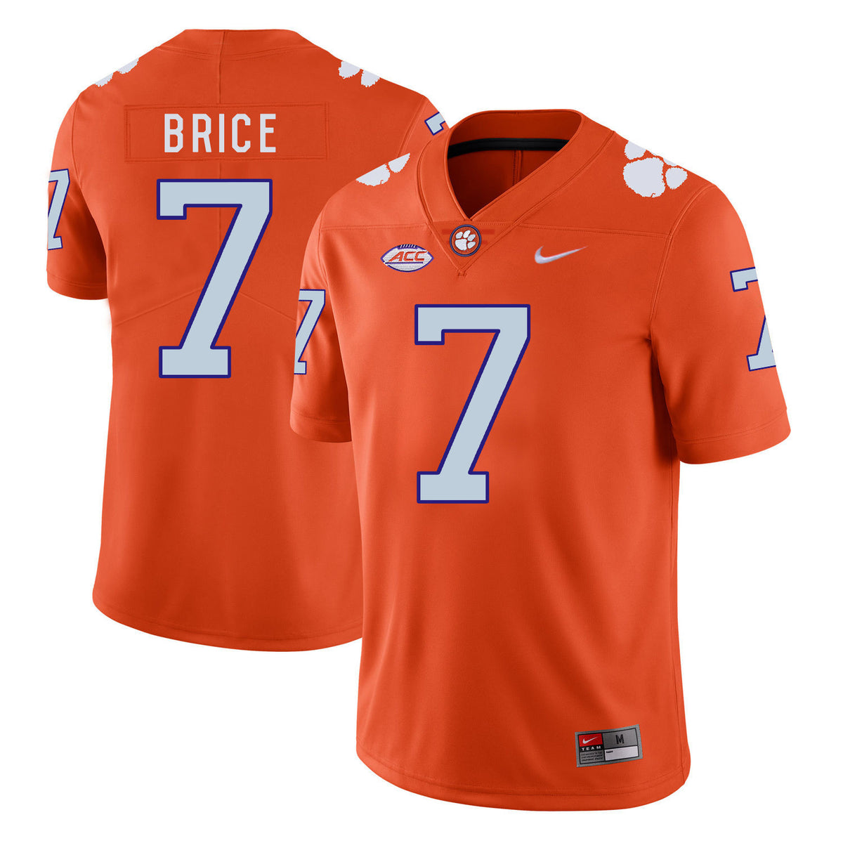Chase Brice Clemson Tigers orange jersey