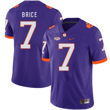 Chase Brice Clemson Tigers purple jersey