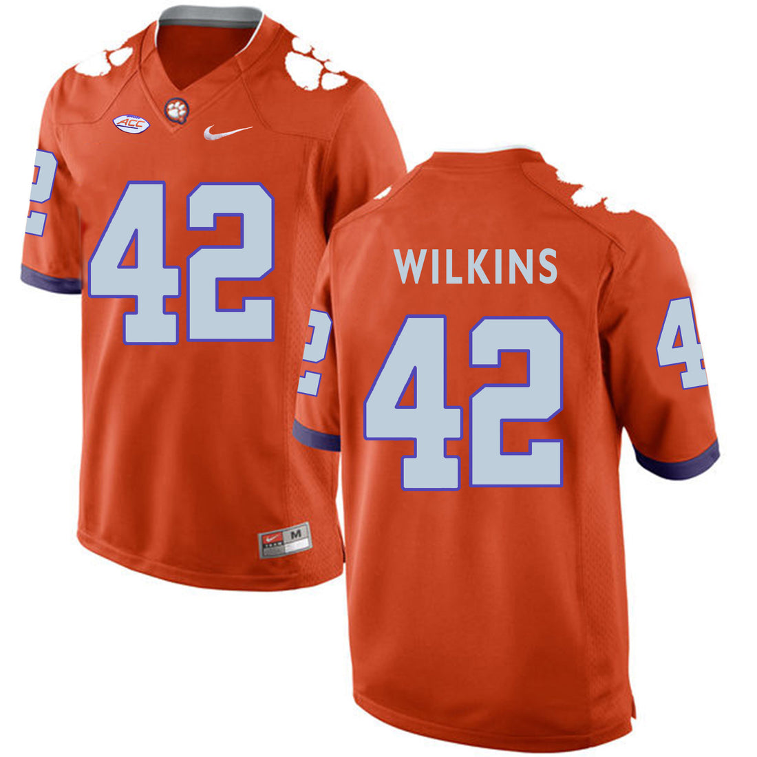 Christian Wilkins Clemson Tigers orange jersey