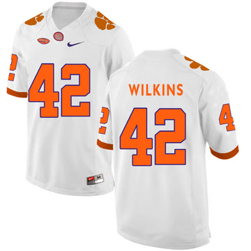 Christian Wilkins WhiteCollege Clemson Tigers jersey
