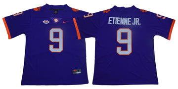 Travis Etienne Jr Clemson Tigers purple jersey